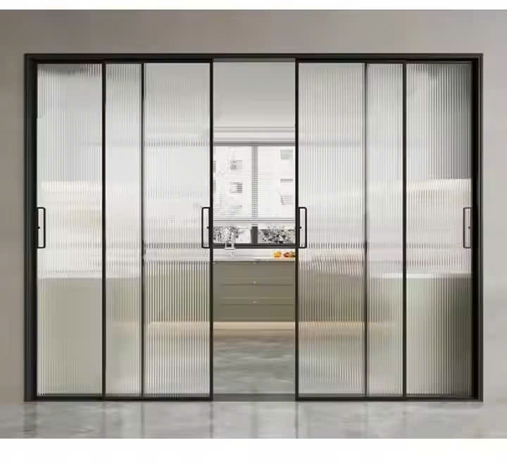 Cửa slim 4 cánh lùa sang 2 bên BeeHome